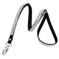 Rhinestone w/swivel Hook black